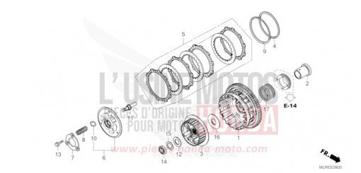 EMBRAYAGE CB500FAR de 2024